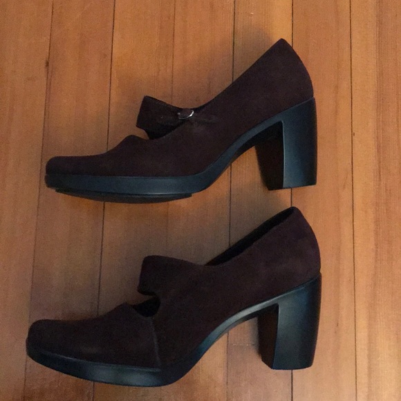 Dansko Chocolate Suede Mary Janes - Picture 2 of 5